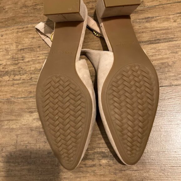 NWOT Cole Haan Women's The Go-To Slingback Pump, 45mm, Brush Suede, Size 10.5 - Picture 8 of 8